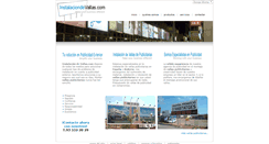 Desktop Screenshot of instalaciondevallas.com