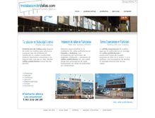 Tablet Screenshot of instalaciondevallas.com